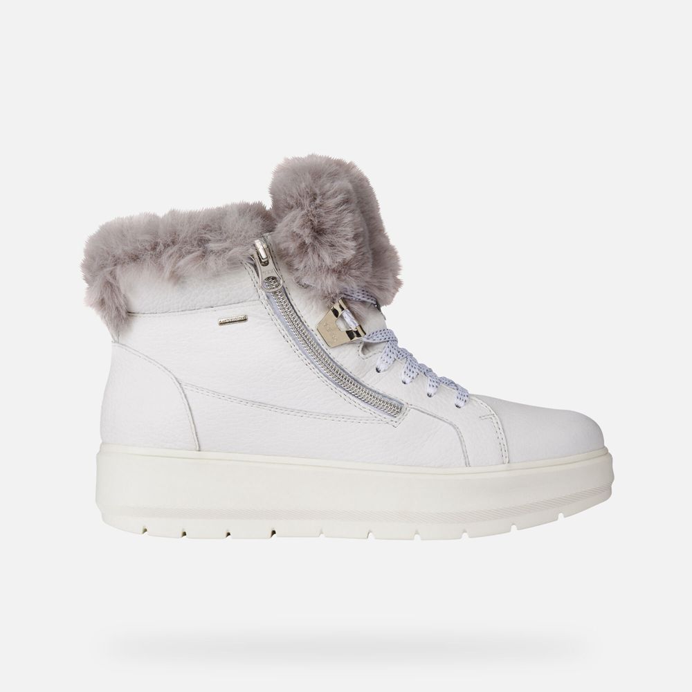 Geox Bayan Spor Ayakkabı Beyaz - Kaula Abx - JOC-356810